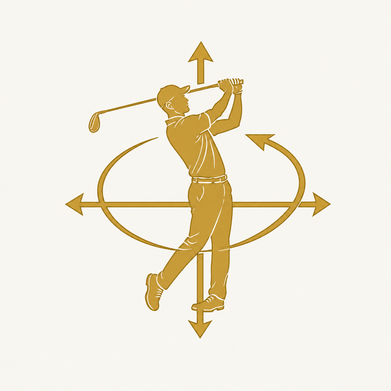 WSBCO golfer motion logo